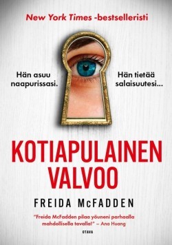 Kotiapulainen valvoo -kirjan kansikuva